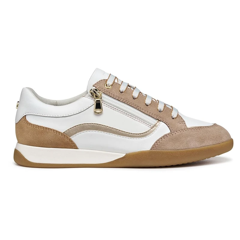 Geox Women's D MARYEMY Trainers, Beige, 41 EU