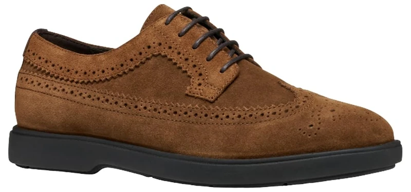 Geox Men U Spherica Ec17 Oxford, Brown, 6.5 UK