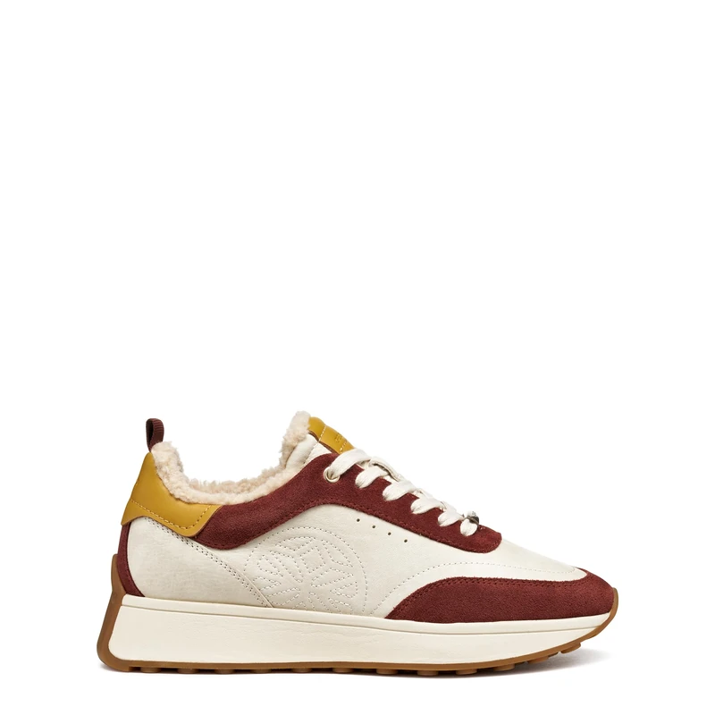 Geox Woman D Amabel Sneakers Papyrus/Brick 36 EU - Image 1