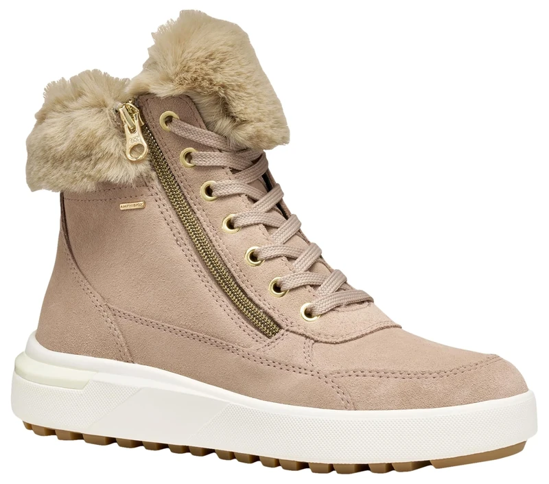 Geox Womens Ddalylababx Ankle Boot, Beige, 3 UK