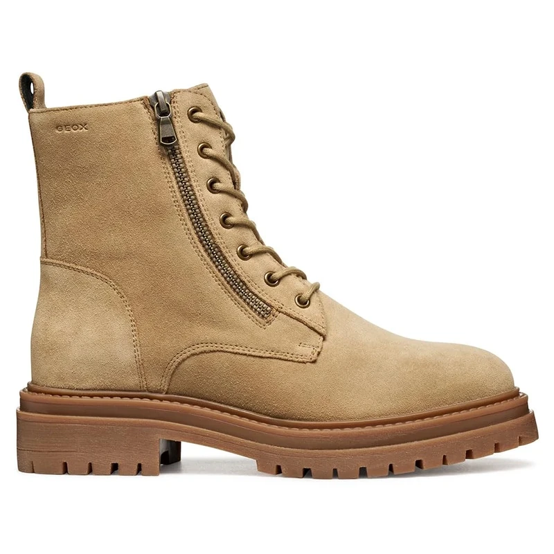 Geox Women's D IRIDEA Ankle Boots, DK Sand, 39 EU, Dk Sand, 6 UK