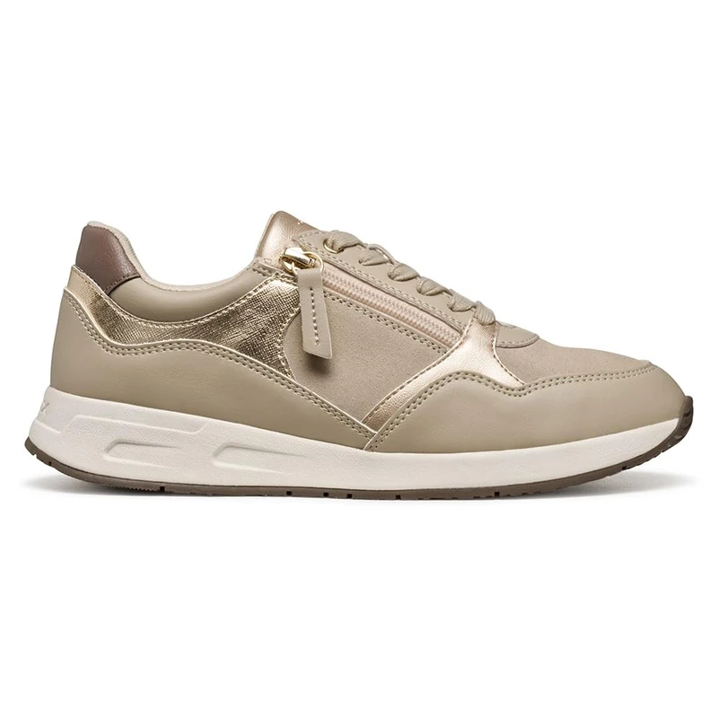Geox Women's D BULMYA Trainers, Beige, 38 EU - Image 1