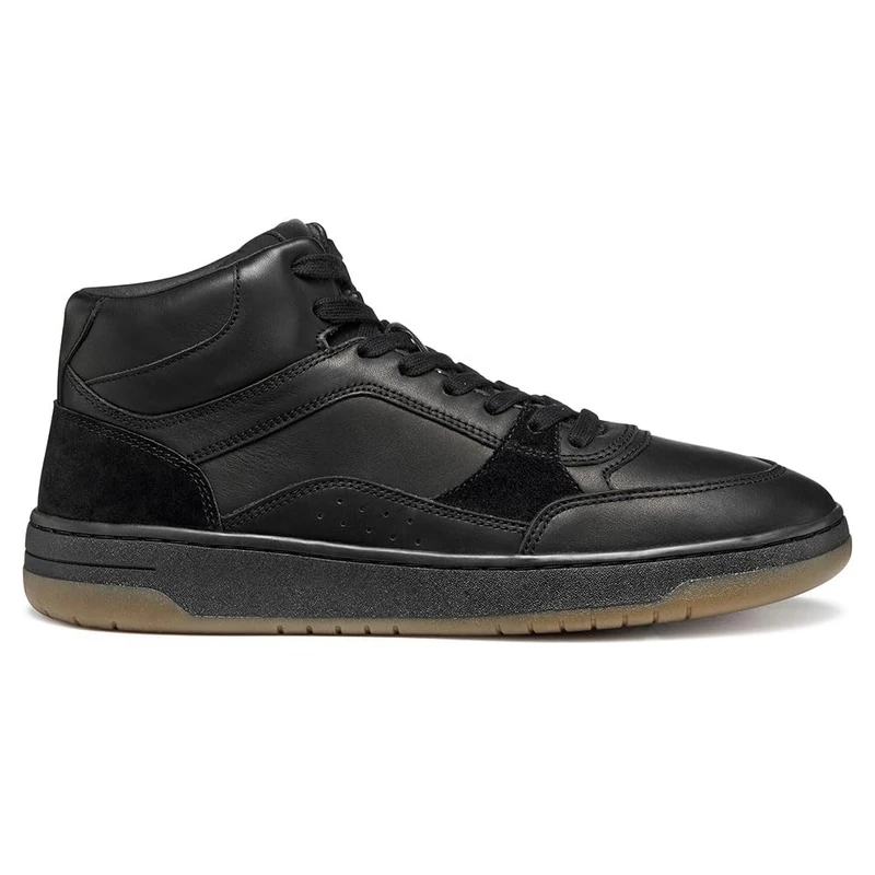 Geox Men's U SEDRAL Court Trainers, Black, 41 EU, Black, 7 UK