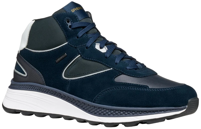 Geox Men's U SPHERICA ACTIF X1 Trainers, Blue, 46 EU, Blue, 11 UK