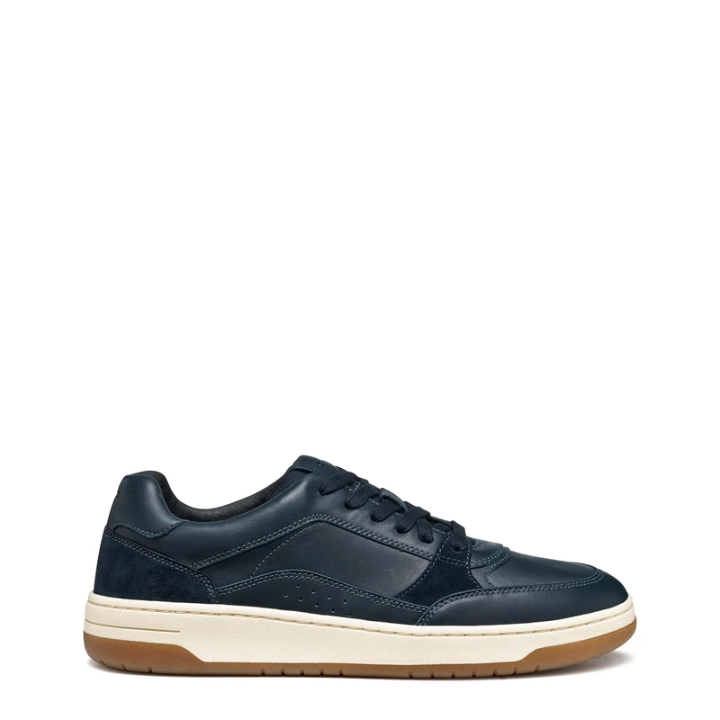 Geox Men U Sedral Court Sneaker, Blue, 7 UK