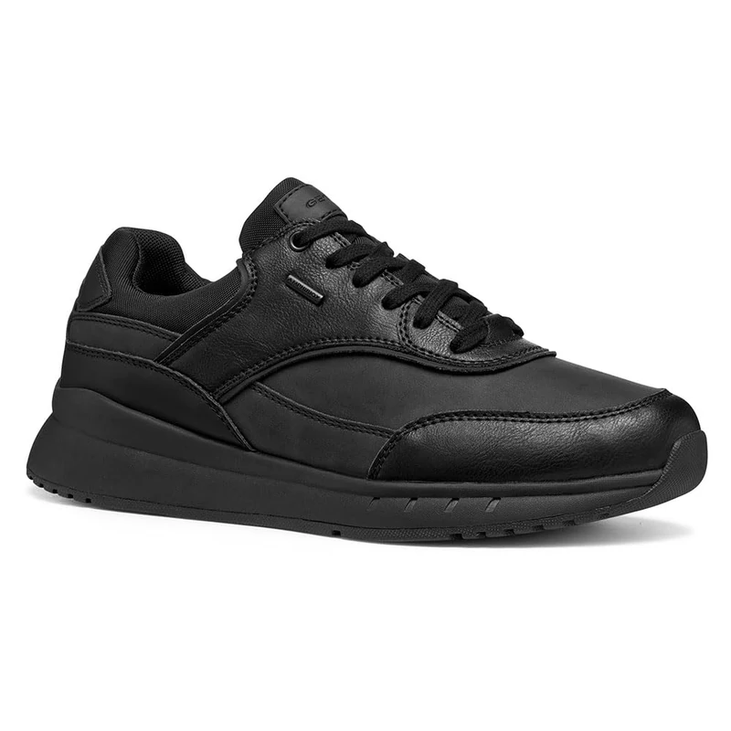 Geox Men's U Branthon B ABX Trainers, Black, 46 EU, Black, 11 UK