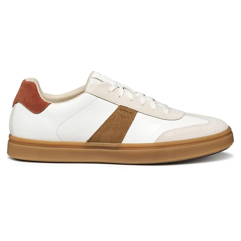 Geox Men's U Baltmoore Trainers, White, 10.5 UK - Image 1