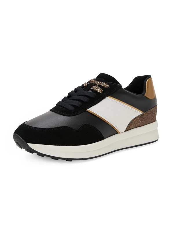 Geox Women's D Runntix Trainers, Black, 7.5 UK