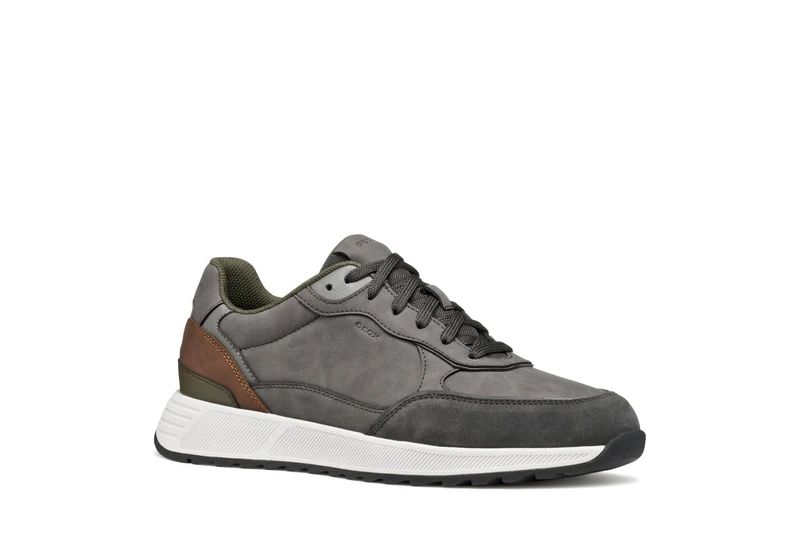Geox Men's U Molveno Trainers, Grey, 39 EU, Gray, 6 UK