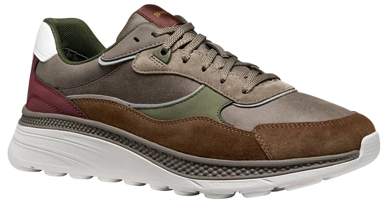 Geox Men's U SPHERICA ACTIF X1 Trainers, Brown, 39 EU, Brown, 6 UK