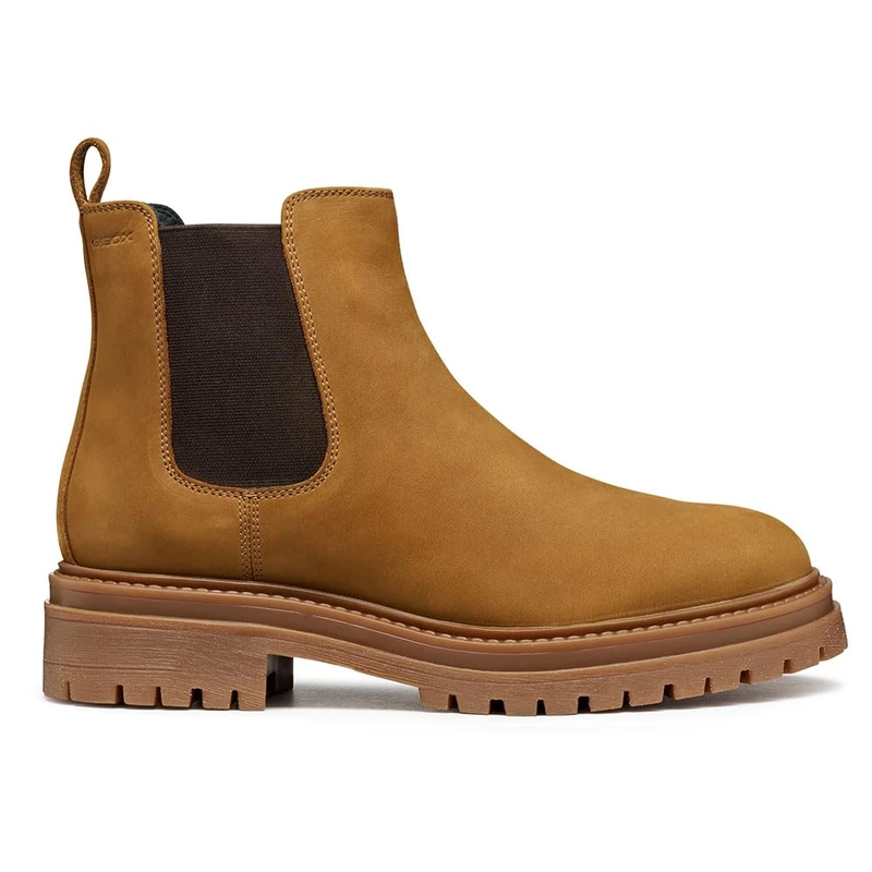 Geox Women's D IRIDEA Ankle Boots, Lion/DK Brown, 39 EU, Lion Dk Brown, 6 UK