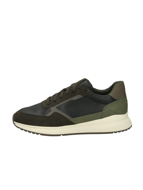 Geox Men's U Brandon Trainers, Blue, 44 EU