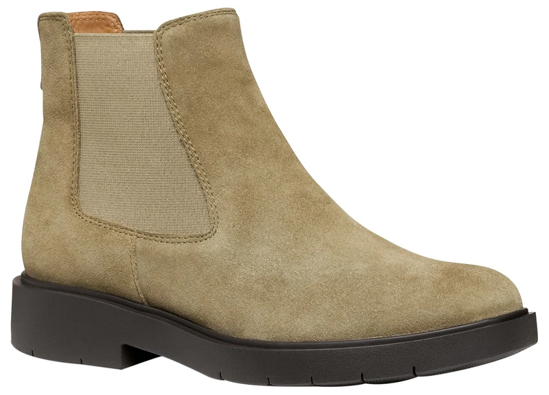 Geox Women's D Spherica Ec1 Ankle Boots, Dk Military, 6 UK