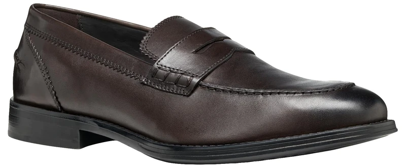 Geox U Barberigo Men's Loafer, Brown, 43 EU