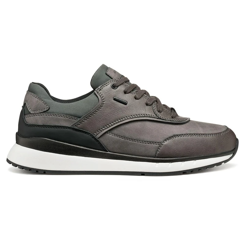 Geox Men's U Branthon B ABX Trainers, Grey, 45 EU, Gray, 10.5 UK
