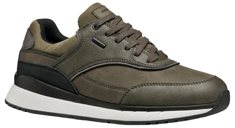 Geox Men's U Branthon B ABX Trainers, Green, 42 EU, Green, 8 UK
