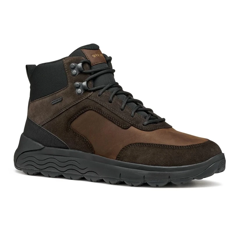 Geox Men's U Spherica 4x4 B AbxAnkle Boot, Dark Brown, 10 UK