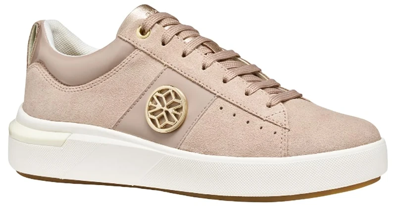 Geox Women's D Dalyla Trainers, Beige, 38 EU