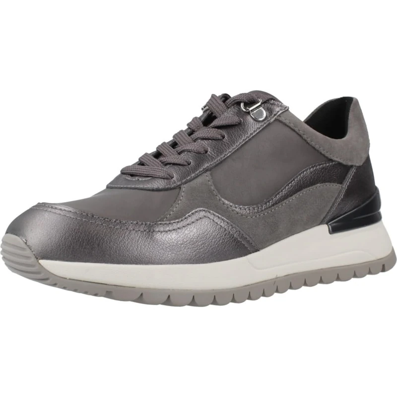 Geox Woman D Desya Sneakers Dk Grey/Gun 36 EU