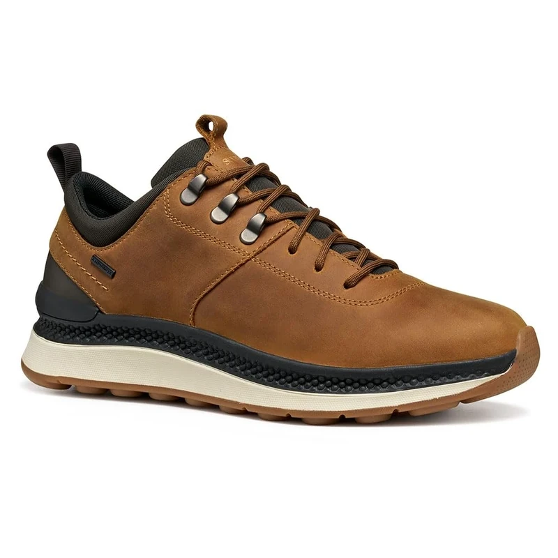 Geox Men U Spherica Actif X2 Sneaker, Brown, 10.5 UK