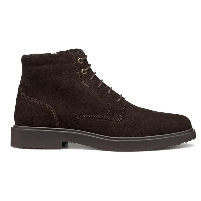 Geox Men's U MASSIMIANO Ankle Boots - Dark Brown, 41 EU