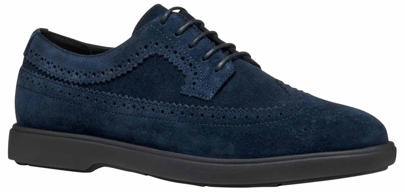 Geox Men's U Spherica EC17 Oxford, Blue, 46 EU, Blue, 11 UK