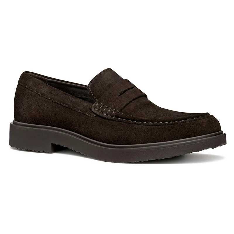 Geox Men's U MassimianoLoafer, Brown, 8 UK