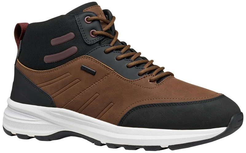 Geox Men's U Senales B ABX Trainers, Brown, 42 EU, Brown, 8 UK