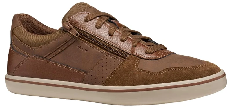 Geox Men's U Elver Trainers, Brown, 9 UK
