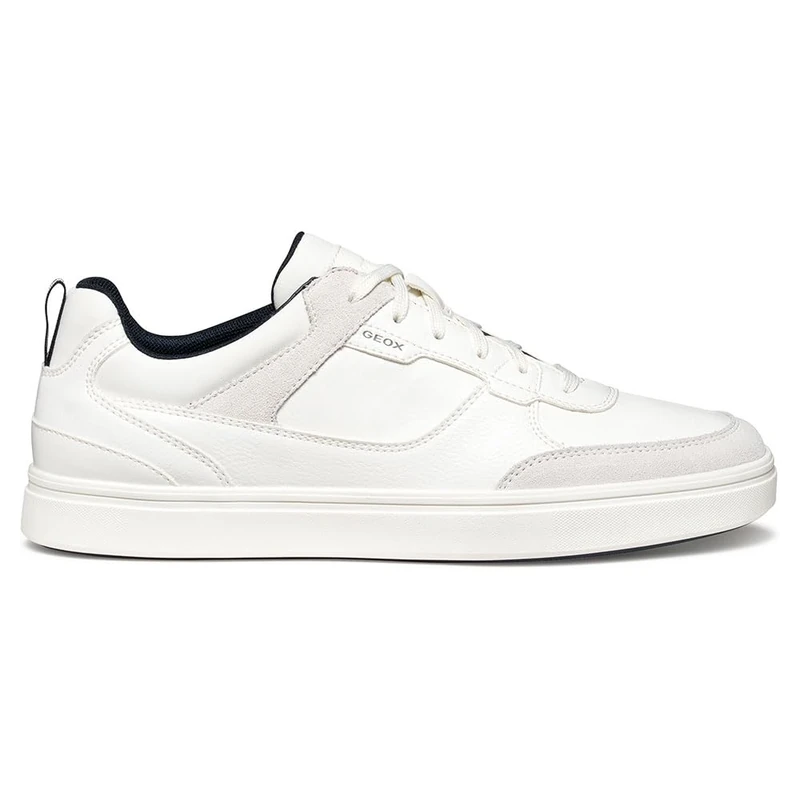 Geox Men's U BALTMOORE Trainers, White, 46 EU, White, 11 UK