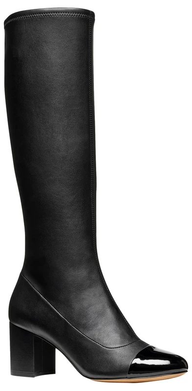 Geox Womens Dvirnilisa65 Knee High Boot, Black, 2.5 UK