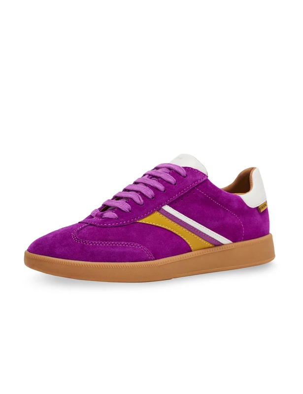 Geox Women D Meleda Sneaker, Purple, 6 UK