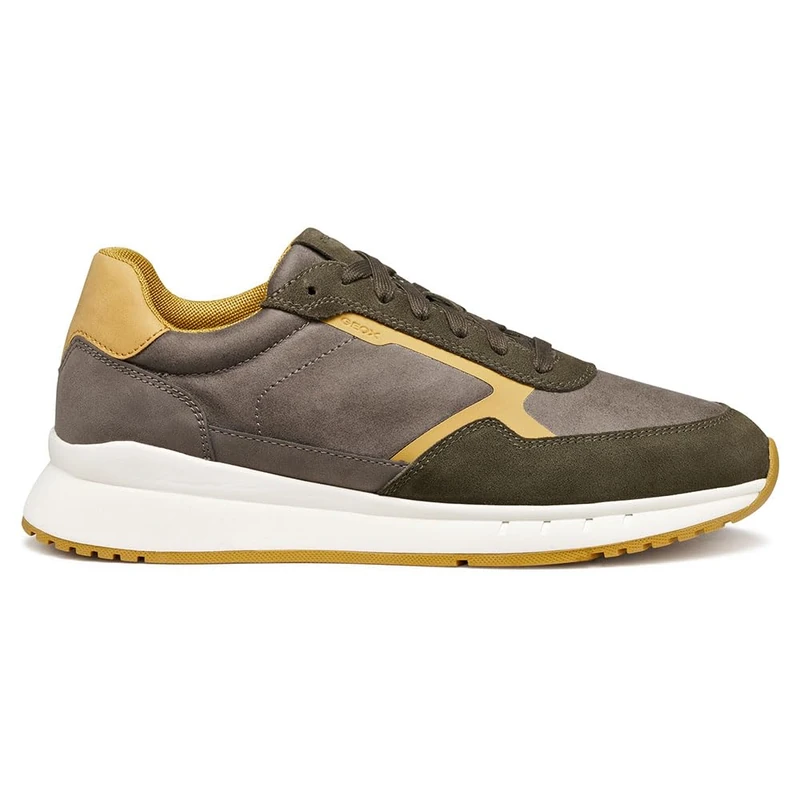 Geox Men's U Brandon Trainers, Grey, 44 EU - Image 1