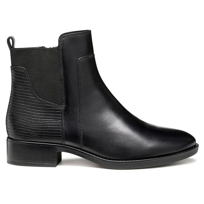 Geox Women's D Felicity Ankle Boots - Black, 7.5 UK - Image 1