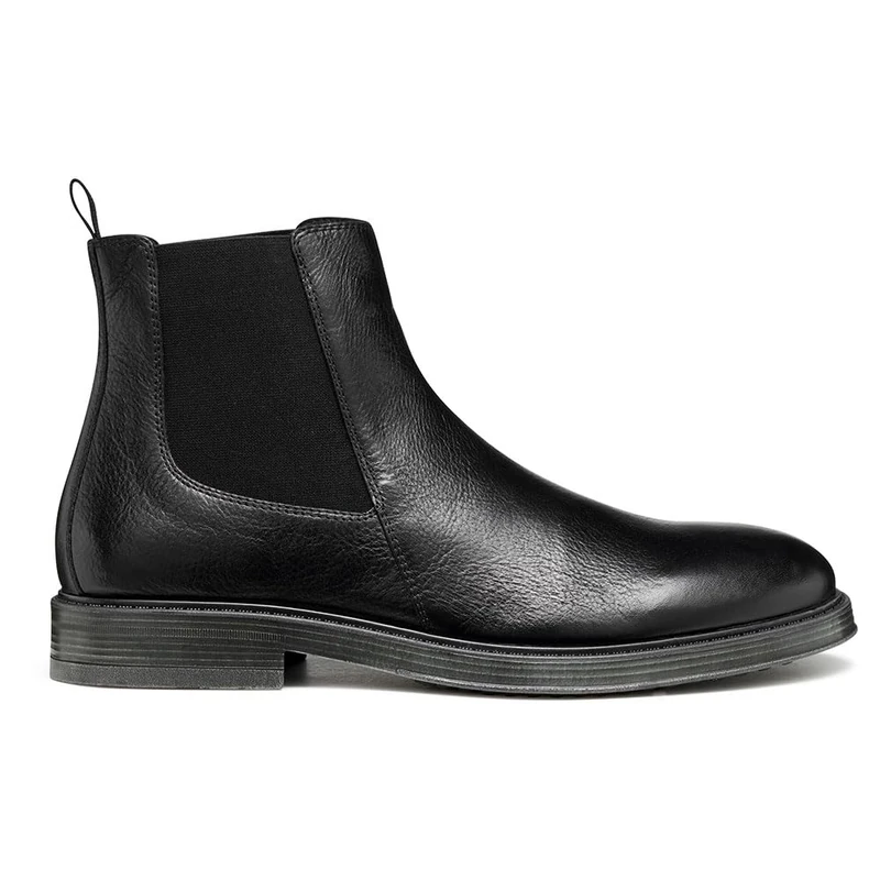 Geox Men's U Henreys Ankle Boots, Black, 41.5 EU, black, 7.5 UK - Image 1