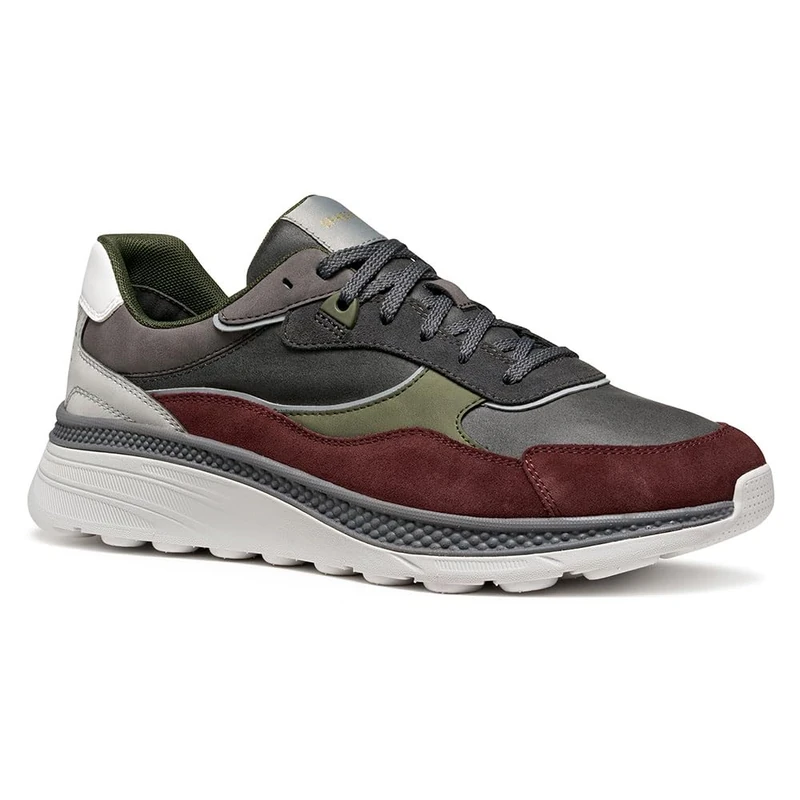 Geox Men U Spherica Actif X1 Sneaker, red, 8 UK