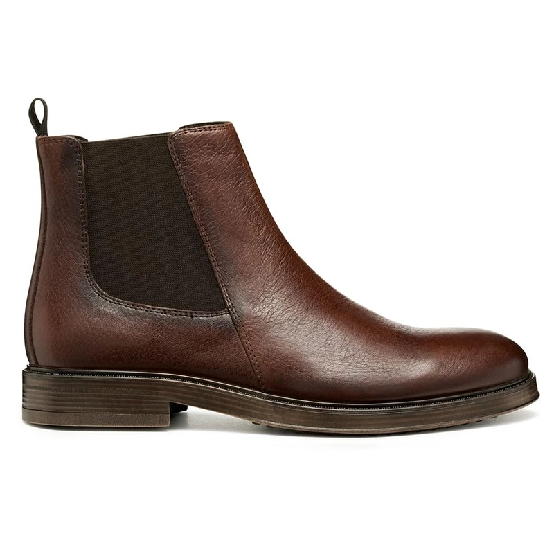 Geox Men's U Henreys Ankle Boot, Light brown, 9.5 UK
