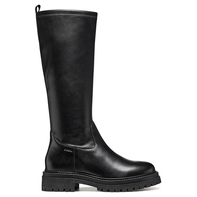Geox Women's D IrideaKnee High Boot, black, 4 UK - Image 1