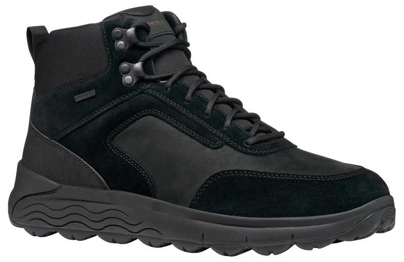 Geox Men U Spherica 4x4 B ABX Ankle Boot, Black, 8 UK