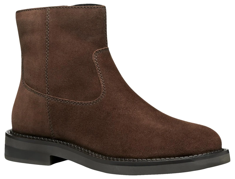 Geox Women's D SERILDA Ankle Boots, Dark Brown, 39 EU, dark brown, 6 UK