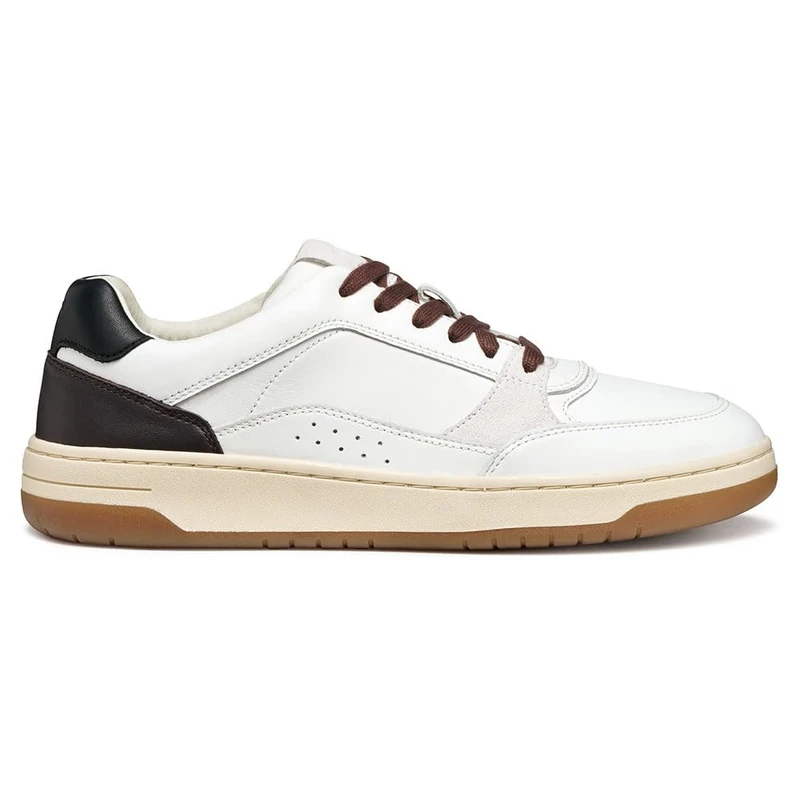 Geox Men's U Sedral Court Trainers, White, 9 UK