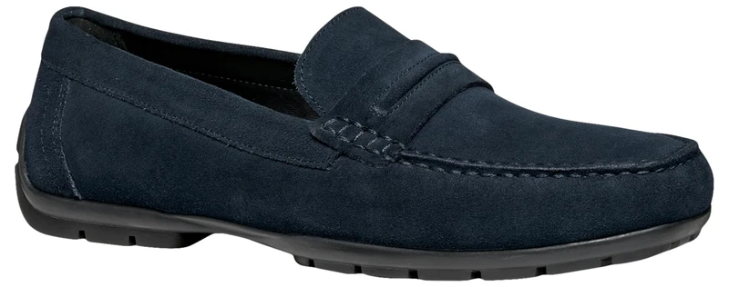 Geox Men's U Monet W 2fit D Moccasins, Blue, 12 UK