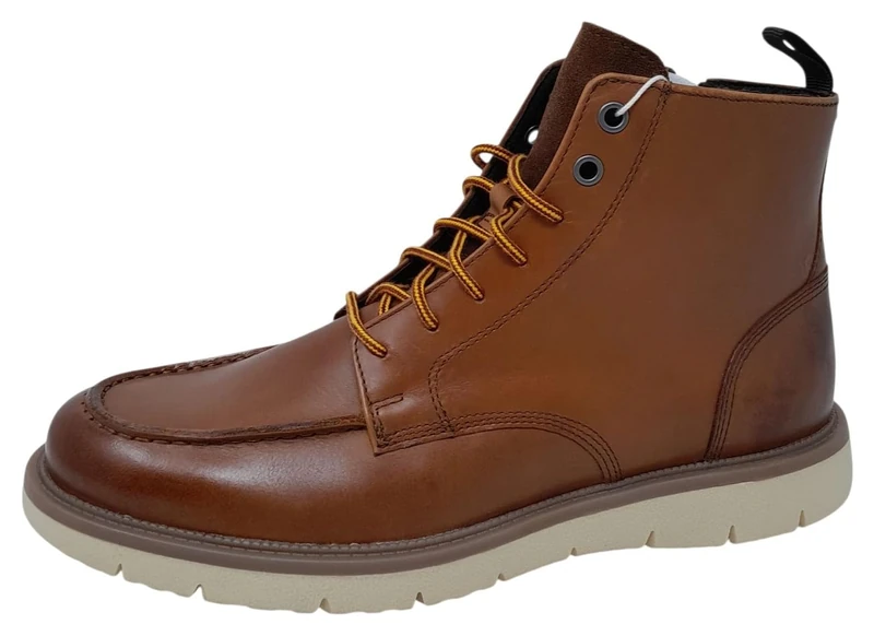 Geox Men's U PoveAnkle Boot, Light brown, 6 UK