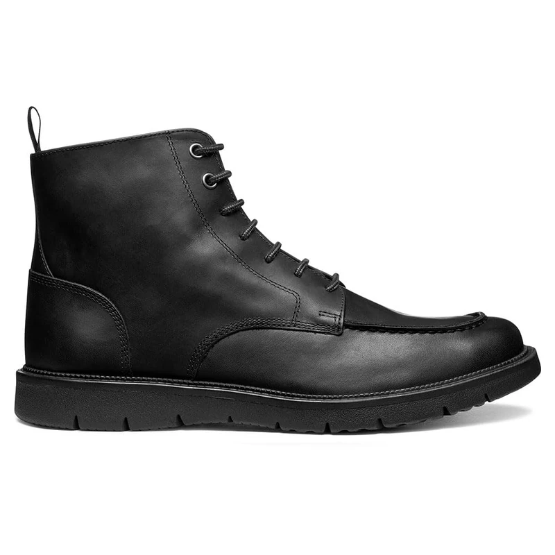 Geox Men's U PoveAnkle Boot, black, 9 UK