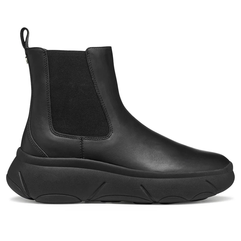 Geox Women D Nebula 2.0 X Ankle Boot, Black, 4 UK