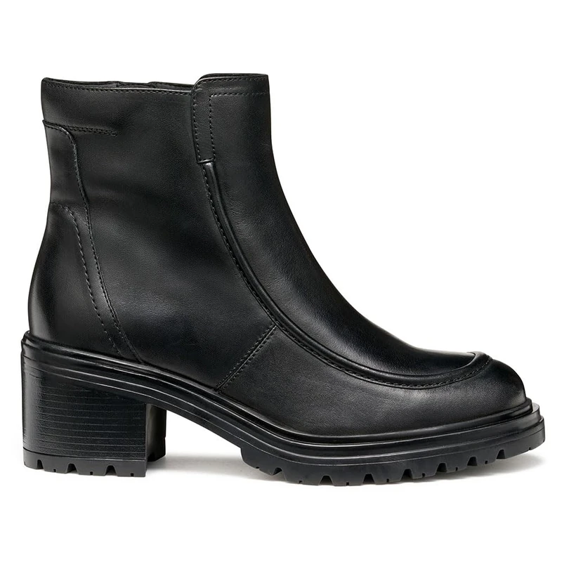 Geox Women's D Damiana Ankle Boots, Black, 36.5 EU, black, 3.5 UK