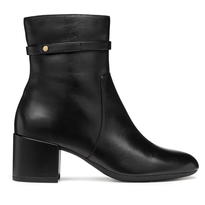 Geox Women's D Eleana Ankle Boots, black, 6.5 UK