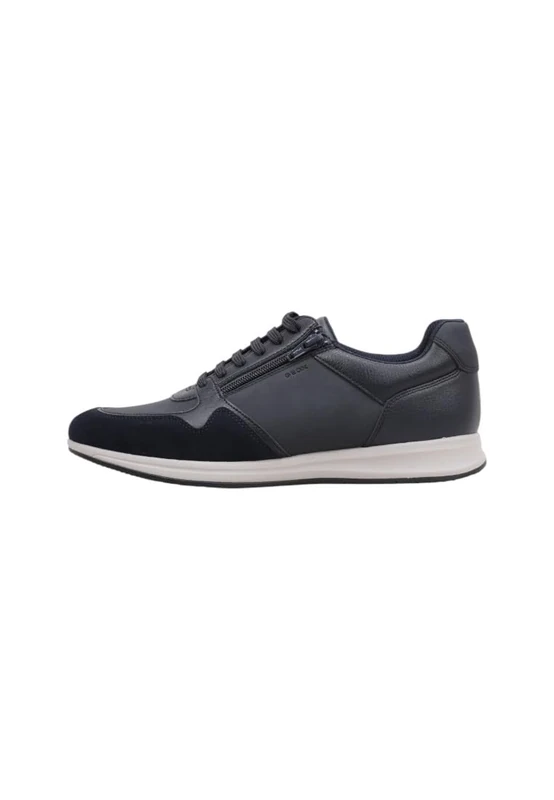 Geox Men U Avery Sneaker, Blue, 6.5 UK