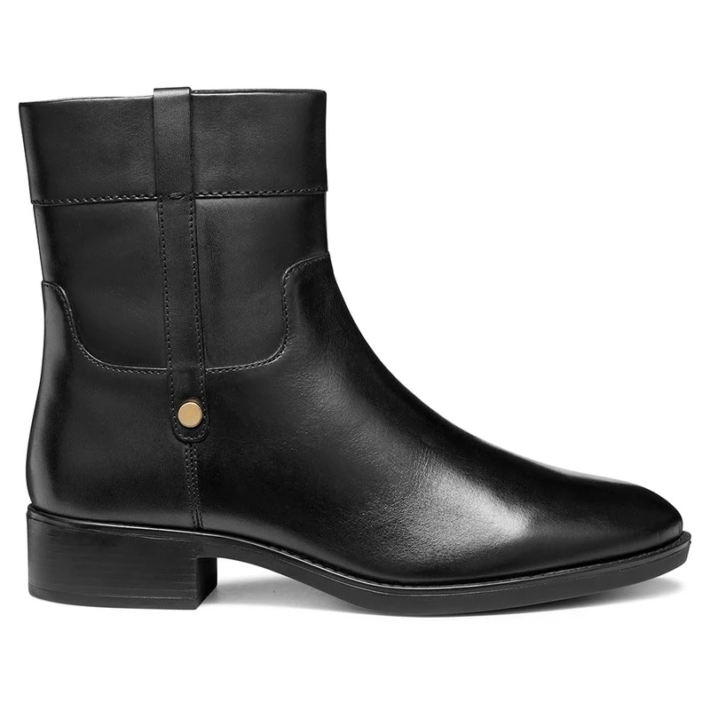 Geox Women's D Felicity Ankle Boots, black, 6.5 UK