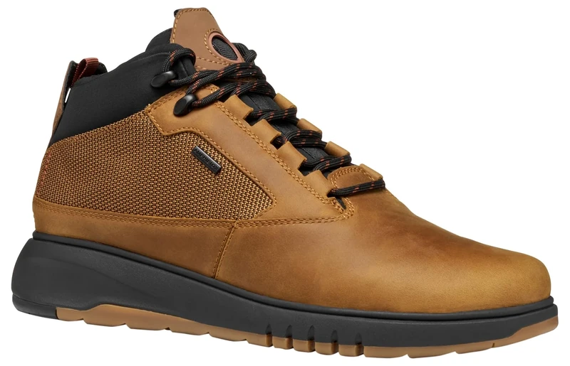Geox Men's U Aerantis 4x4 B ABX Ankle Boots, Mustard, 6 UK